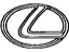 Lexus 75403-48040 Back Door Name Plate, No.1