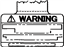 Lexus 74599-50010 Label, Driver & Pass Air Bag Caution