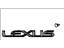 Lexus 75441-50090 Luggage Compartment Door Name Plate, No.1