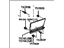 Lexus 75075-30060-B0 Moulding Sub-Assy, Rear Door, Outside RH