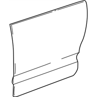 Lexus 67113-30360 PANEL, REAR DOOR, OUTER RH