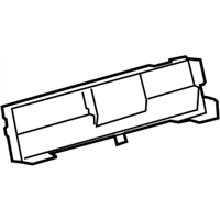 Lexus 55912-60201 BASE, HEATER CONTROL, LOWER