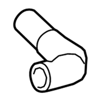 Lexus 16571-70420 HOSE, RADIATOR, NO.1