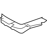 Lexus 71650-50110 FRAME SUB-ASSY, REAR SEAT CUSHION, RH