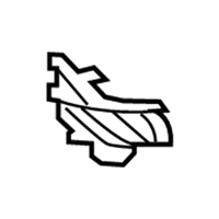 Lexus 53142-78030 GARNISH, RADIATOR GRILLE