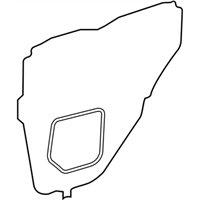 Lexus 67842-78010 COVER, REAR DOOR SERVICE