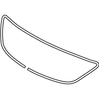 Lexus 53149-48021 PROTECTOR, RADIATOR GRILLE, NO.2