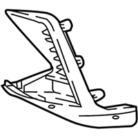 Lexus 53142-78110 GARNISH, RADIATOR GRILLE