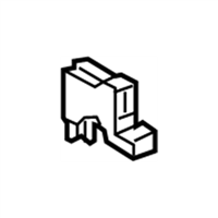 Lexus 53153-0E040 GUIDE, FRONT SIDE AIR