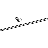 Lexus 67863-30160 WEATHERSTRIP, FRONT DOOR