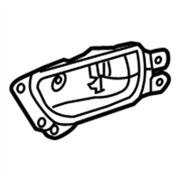 Lexus 67607-60030 BASE SUB-ASSY, REAR DOOR