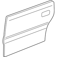 Lexus 67113-33040 PANEL, REAR DOOR, OUTER RH