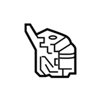 Lexus 87106-11090 SERVO SUB-ASSY, DAMP