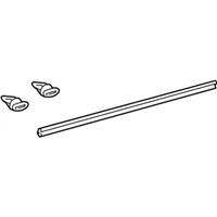 Lexus 67863-76010 WEATHERSTRIP, FRONT DOOR