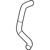Lexus 16572-0P150 HOSE, RADIATOR, NO.2