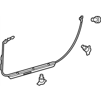 Lexus 67863-11010 WEATHERSTRIP, FRONT DOOR
