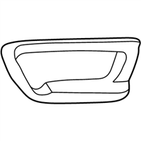 Lexus 74210-60100-B0 ARMREST ASSY, FRONT, RH
