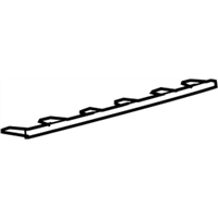 Lexus 55923-60010 RETAINER, HEATER CONTROL, UPPER