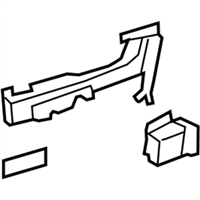 Lexus 69203-50040 FRAME SUB-ASSY, REAR DOOR OUTSIDE HANDLE, RH