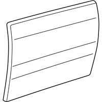 Lexus 67112-60300 PANEL, FRONT DOOR, OUTER LH