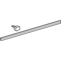 Lexus 67863-53020 WEATHERSTRIP, FRONT DOOR