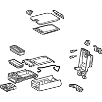Lexus 72830-30K60-C4 ARMREST ASSY, REAR SEAT