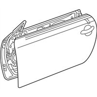 Lexus 67002-24090 PANEL SUB-ASSY, FRONT DOOR, LH