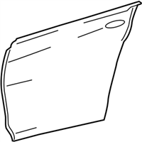 Lexus 67113-30400 PANEL, REAR DOOR, OUTER RH