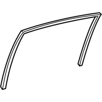 Lexus 68152-50040 RUN, REAR DOOR GLASS