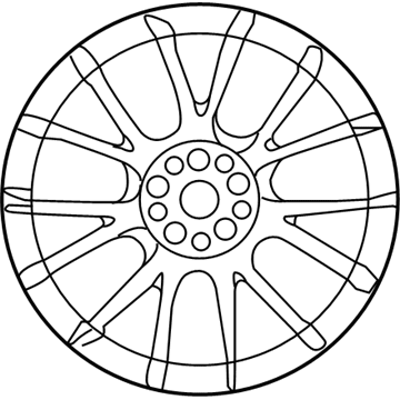 Lexus 4261A-53271 Wheel, Disc Chrome P