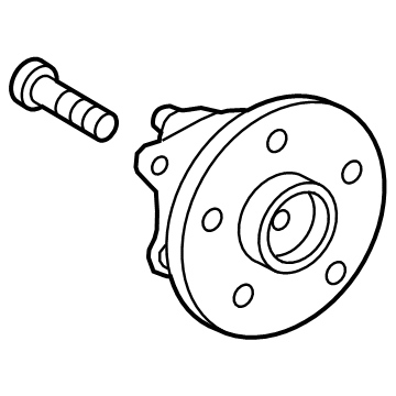 Genuine OEM Rear Wheel Bearing and Hub Assembly for Toyota 42410WB002