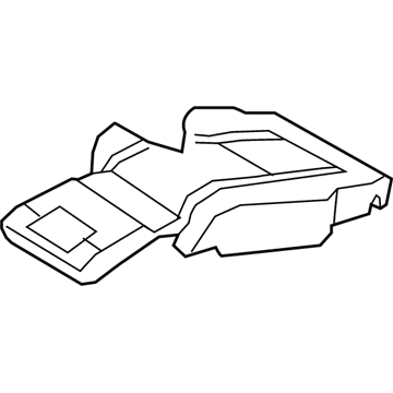 Lexus 71503-50050 Pad, Rear Seat Cushion, RH