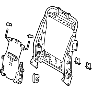 Lexus 71640-33100 Spring Assembly, Front Seat