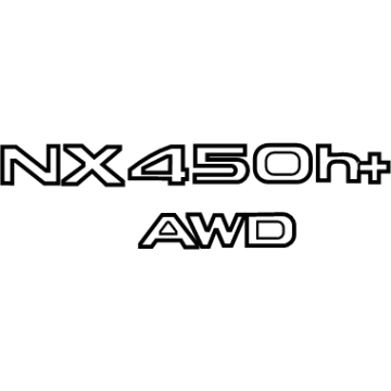 Lexus NX350 Emblem - 75443-78250