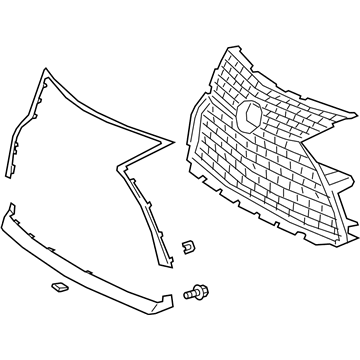 Lexus 53101-48A20 Grille Sub-Assembly, Rad