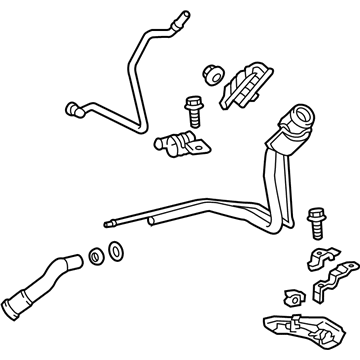Lexus 77210-07061 Pipe Assembly, Fuel Tank