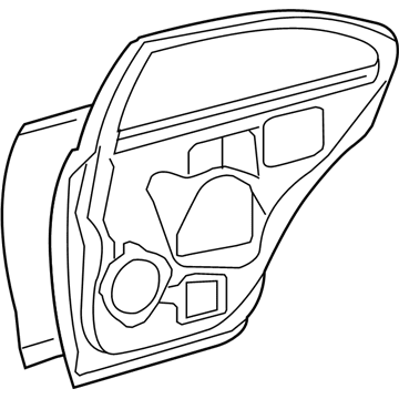 Lexus 67004-33180 Panel Sub-Assembly, Rear Door