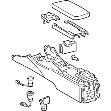 Lexus 58810-53290-22 Box Assembly, Console