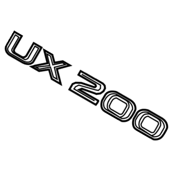 Lexus UX250h Emblem - 75442-76050