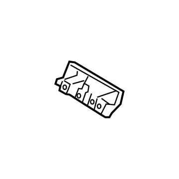 72978-48050-B0 Genuine Lexus Cover, No.2 Center Seat