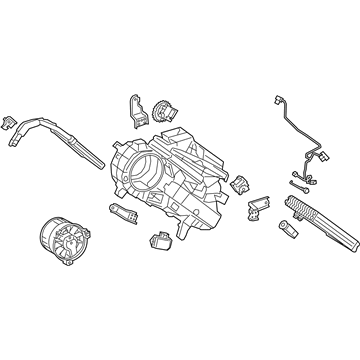 Lexus 87030-48090 Blower Assembly, Air Con