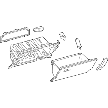 Lexus RX350 Glove Box - 55550-0E040-C0