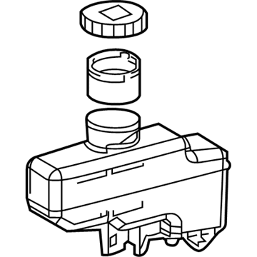 Lexus 47220-50200 Reservoir Assembly,Brake Master Cylinder