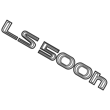 2019 Lexus LS500 Emblem - 75443-50210
