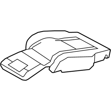 Lexus 71503-50060 Pad, Rear Seat Cushion, RH