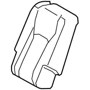 Lexus 71077-48D40-A1 Rear Seat Cover Sub-Assembly