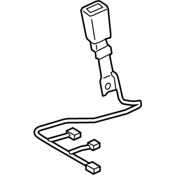 Lexus 73230-33A10-C0 Belt Assembly, FR Seat