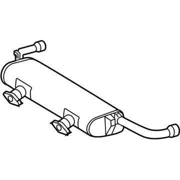 Lexus 17430-50200 Exhaust Tail Pipe Assembly