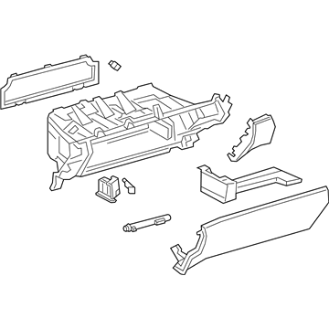 Lexus UX250h Glove Box - 55550-76040-C0