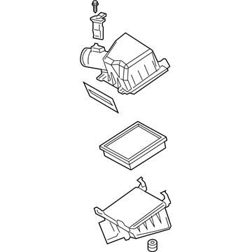 Lexus 17700-24650 Cleaner Assembly, Air W